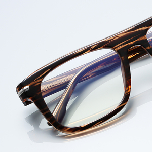 Gafas UAN UAI para Hombre, Montura TR Clásica Retro, Varillas CP, Lentes Anti-Luz Azul de Alta Calidad, Estilo Popular - Product Image 2