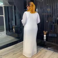 Robe marocaine innovante Robe longue turque gratuite un ensemble de deux pièces Robes traditionnelles africaines