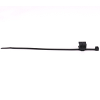 Clips de bord attaches de câble fil cc panneau solaire gestionnaire de câbles de ferme solaire noir mode Nylon spécial fermeture éclair cravate Kabelbinder Clip câble