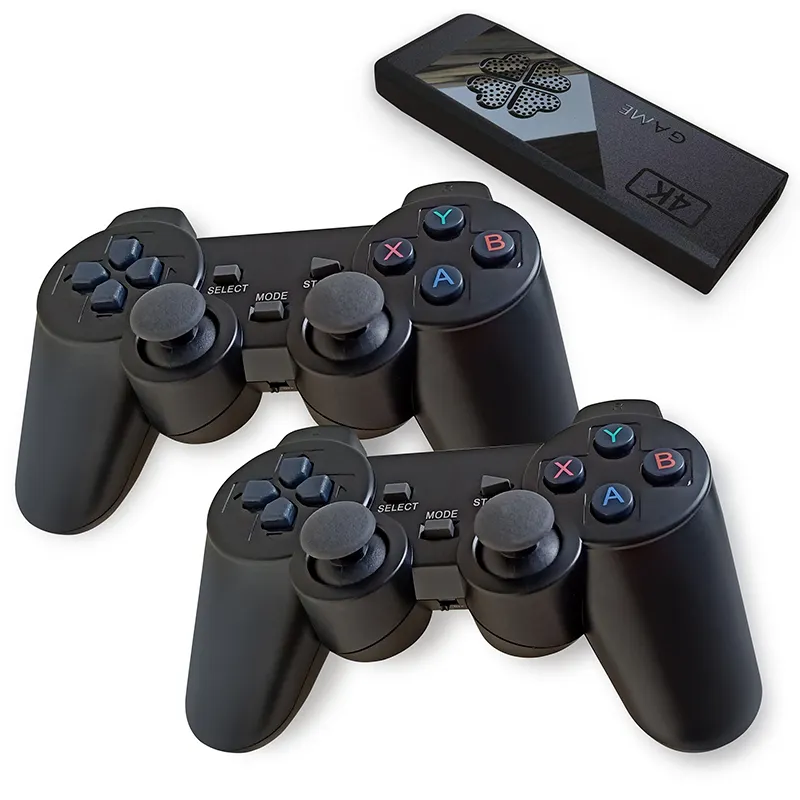 The newest M8 II game player Support network download games and Multi Players 4k game console with wireless Controller