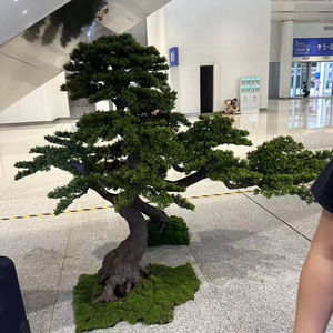 اصطناعية من النباتات الترحيب الضيوف الصنوبر الجمال الأحمر الصنوبر النمط الصيني الجديد الصنوبر بونساي مزورة شجرة الديكور المناظر الطبيعية - Product Image 1