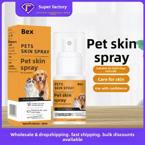 Spray cutané à formule végétale pour chats et chiens - <span class=keywords><strong>Répulsif</strong></span> topique contre les insectes, protège contre les <span class=keywords><strong>poux</strong></span> et les puces, durée de conservation de 6 mois, livraison directe - Product Image 1