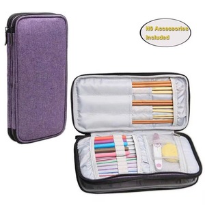 Estuche Organizador de Agujas de Tejer BSCI, Bolsa de Almacenamiento de Viaje para Agujas Circulares y Rectas, Ganchos de Crochet - Product Image 3