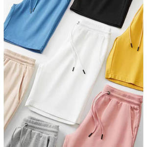 Shorts de détente unisexes en coton doux, shorts confortables à coupe décontractée pour hommes et femmes, parfaits pour les tenues décontractées ou la détente à la maison - Product Image 4