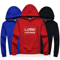 Pull à capuche décontracté en coton uni pour homme, Logo personnalisé, imprimé, grande taille, 2020