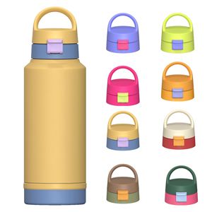Large-capacity Stainless Steel Water <b>Bottle</b> with Lid - Fitness and Exercise Water <b>Bottle</b> - Product Image 1