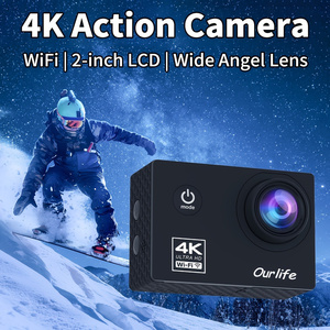 Real Ultra HD 4K 30fps 720P 120fps Wifi Wireless 16mp Time Lapse Action Camera Underwater For Extreme Sports - Product Image 2