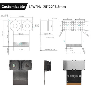โมดูลกล้อง GC2053 2MP รองรับ MIPI Output RGB+IR กล้องคู่ ตรวจจับความเคลื่อนไหว ตรวจจับใบหน้า - Product Image 6