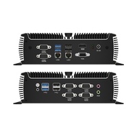 Mini-ordinateur industriel sans ventilateur avec processeur Quad-core I5-1135G7, double réseau et six ports série