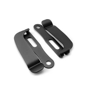 Powder Coated 420 Stainless Steel Spring Steel Slotted Adjustable Belt Clip Full Anti Loosening Hardware Kit Holder - Product Image 1