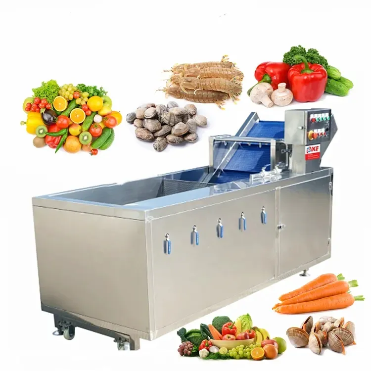 Yüksek kaliteli sebze ve meyve çamaşır makinesi ticari patates domates çamaşır makinesi