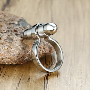 Perhiasan Memorial Dapat Dibuka Berbentuk Peluru Kremasi Guci Abu Kenang-kenangan Cincin - Product Image 3
