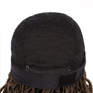 Foulards de style européen et américain, Perruques, Dreadlocks bouclées au crochet africain, <span class=keywords><strong>Cheveux</strong></span> raides <span class=keywords><strong>mi</strong></span>-longs, <span class=keywords><strong>Cheveux</strong></span> longs bouclés - Product Image 5