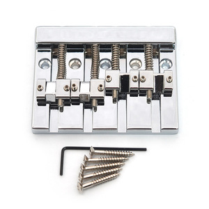 Puente de Bajo de 4 Cuerdas de Aleación de Zinc Más Vendido con Espaciado entre Cuerdas de 82.3 x 63.5 mm y <span class=keywords><strong>Base</strong></span> de 19 mm - Product Image 3