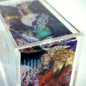 Direct Factory Sale Custom Clear Acrylic Waterproof Booster Box <b>Display</b> <b>case</b> With Magnetic Lid - Product Image 6