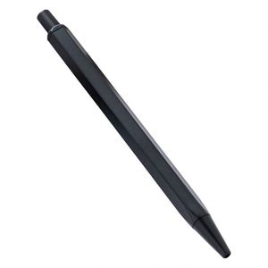 Bolígrafo Multifuncional Hexagonal de Metal Negro Mate con Logotipo Personalizado, Tinta Azul/Negra de 1.0 mm, Impresión Digital para <span class=keywords><strong>Westin</strong></span> - Product Image 1