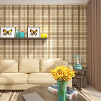 Papier peint à carreaux américain rétro écossais sans couture personnalisé Style ferme géométrique pour chambre à coucher hôtel famille d'accueil tissu mural