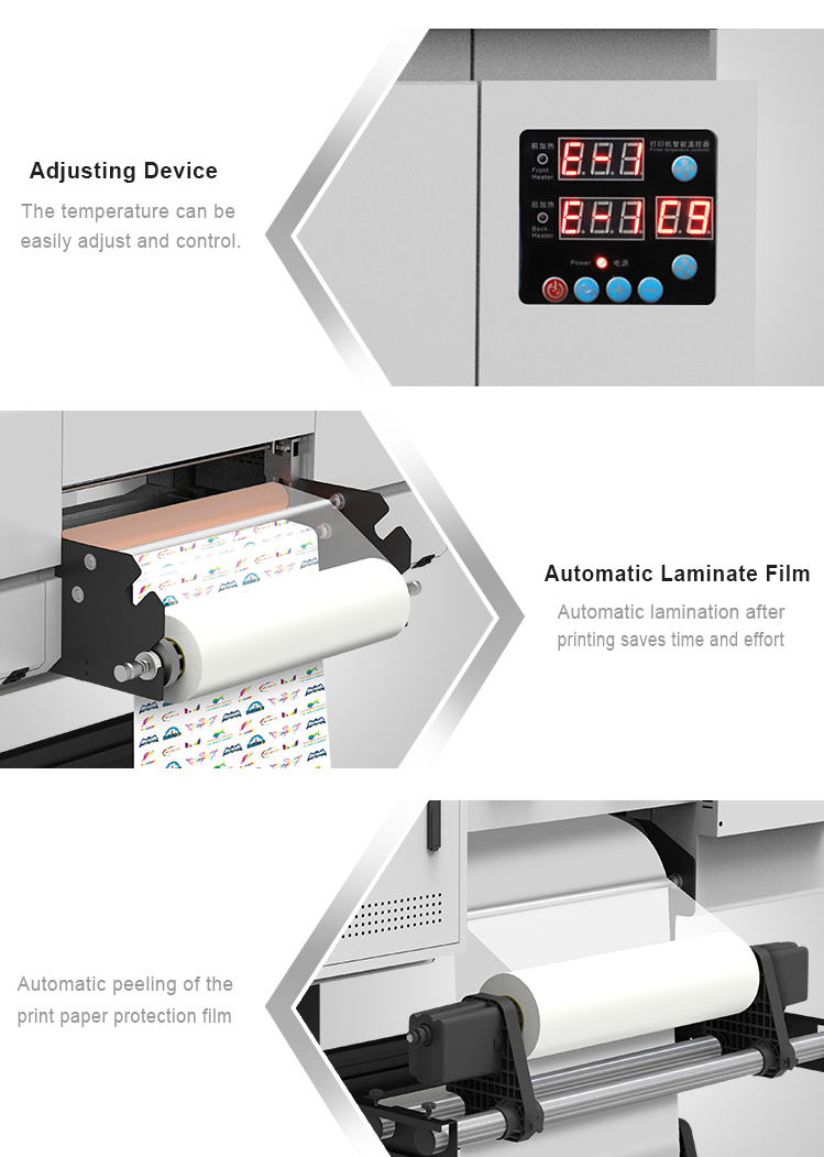 Neue Filmdrucker-Druckmaschine dtf großes Format des Entwurfs UV-Übergangs