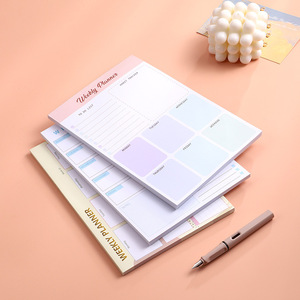 Planificateur hebdomadaire A5 personnalisé avec impression en gros, couverture en PP, reliure collée, aimant pour réfrigérateur - Product Image 2