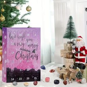 Calendario de Adviento de Navidad con 24 Cajas Sorpresa de Piedras de Cristal, Regalo Navideño para Niños - Product Image 2