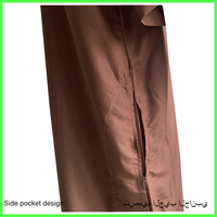 Robe Longue Traditionnelle Arabe Musulmane pour Homme Al-Mumbais – Thobe, Jubbah, Qamis, Abaya, Caftan – Tenue de Prière et Vêtement d'Aïd