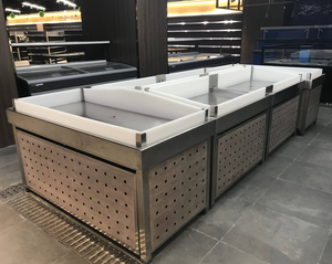 Expositor Refrigerado Personalizado para Supermercado, Balcão de Exibição de Congelados, Mesa de Exibição de Peixes e Frutos do Mar - Product Image 2