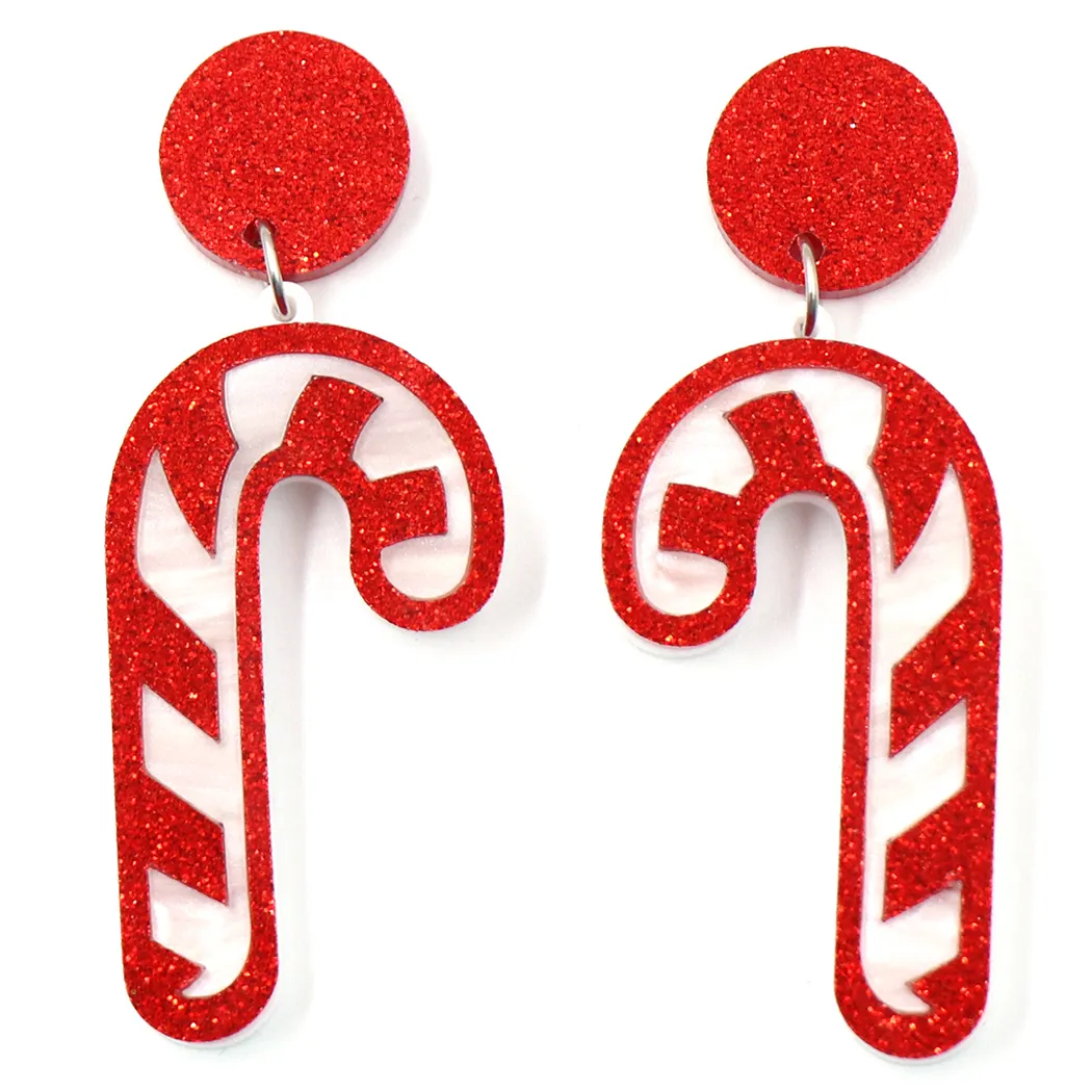 ERS109ER1592 1pair Top fashion CN Drop Christmas candy cute Acrylic earrings Jewelry for women