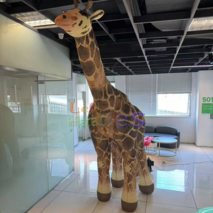 Personalizzare il tema della giungla gonfiabile gigante gigante gonfiabile modello di giraffa per la decorazione natalizia - Product Image 2