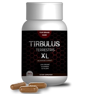 Capsules d'extrait riche en protéines Safed Tila Terrestris de l'usine de marque privée certifiées halal au meilleur prix! Emballage de bouteille en verre - Product Image 1