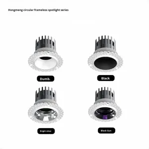 Высококачественный 12W 15W Умный Светодиодный Встраиваемый Потолочный Светильник COB с Регулируемой Цветовой Температурой, Безрамочный, Антибликовый, Tuya SAA - Product Image 3