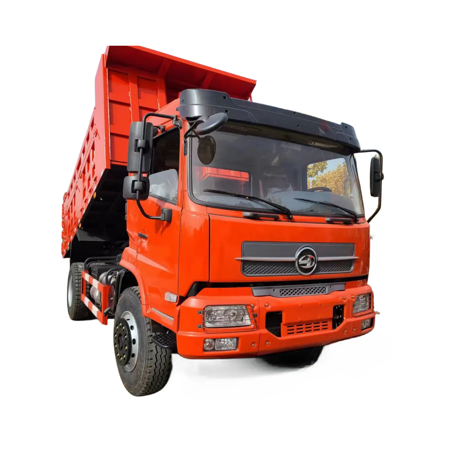 CHINE HU BEI SHENG HE benne Muck transport 6 roues 4X2 camion à benne basculante Petit camion à benne basculante camion