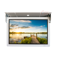 OSK-pantalla QZ-1901W abatible hacia abajo de 19 pulgadas, reproductor de Puerto AV, 24v, para publicidad multimedia