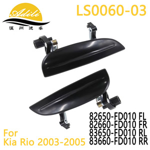 มือจับประตูด้านนอก Adili รุ่น LS0060-03 สีดำ สำหรับรถยนต์ Kia Rio ปี 2003-2005 - Product Image 1
