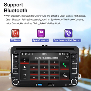 STWEI 7 Pulgadas Android para VW Volkswagen Jetta <span class=keywords><strong>Multivan</strong></span> <span class=keywords><strong>T5</strong></span> New Beetle, Sistema Multimedia de Navegación, Carplay, Autoradio, Reproductor de Radio, Wifi - Product Image 4