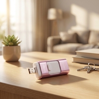 Unidad Flash USB Directa de Fábrica, Unidad Flash USB 3.0 de Alta Velocidad al por Mayor, Interfaz Dual OTG, Pendrive para Dispositivos IOS, Android y Windows