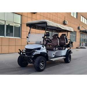 Voiturette de golf électrique 4-6 places en gros avec pneus tout-terrain 48v système AC pour chariots - Product Image 2