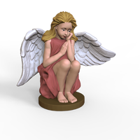 Figurines de fées miniatures en résine, fleurs d'ange, poses personnalisées, écologiques, décoration de jardin extérieur, vente en gros, MOQ