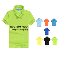 Tissu jersey anti-boulochage en coton/fibre de bambou personnalisé pour polo de personnel, motif uni, uniforme pour homme