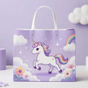 Customizable Beautiful Kraft Paper <b>Bags</b> and Durable Handles with Eco-Friendly Design for Gift Packaging - Product Image 2