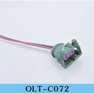 Conector Automotriz Macho de 2 Posiciones Olt C060, Enchufe Recto de Plástico Negro para Cableado de Automóviles - Product Image 3