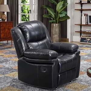 Juego de muebles reclinables eléctricos de cuero genuino de alta calidad para sala de estar, sofá modular combinable, sillón mecedor de descanso. - Product Image 3