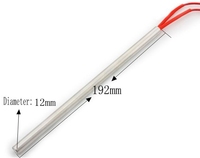 220V 200W élément chauffant électrique Tubes résistance cartouche chauffage radiateurs tubulaires eau Immersion cartouche chauffage