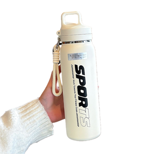 Bouteille isotherme colorée à large ouverture, prête à être expédiée, avec couvercle à ouverture <span class=keywords><strong>rapide</strong></span> <span class=keywords><strong>et</strong></span> sangle - Product Image 1