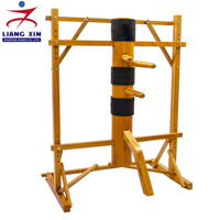Dummy de Wing Chun en bois massif de style Ip Man personnalisé avec coussinets absorbants les chocs, entraînement d'arts martiaux, Muk Yan Jong