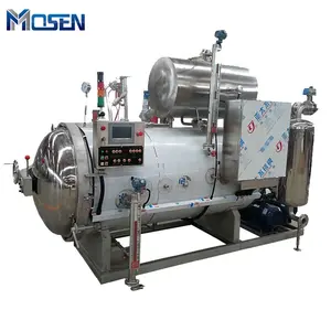 Type de pulvérisation d'eau automatique, matériaux d'emballage élevés, stérilisateur alimentaire, fabrication chinoise