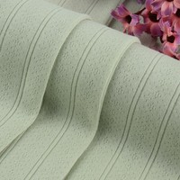 100% Baumwolle Soft Knit Rib Interlocking Hollow Pointe lle Jacquard Kunden spezifisches Design Sommer T-Shirt Kinder Babys Jersey Style Taschen