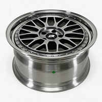 Jantes forgées sur mesure 2 pièces à déport profond 15 16 17 18 pouces 5x139.7 5x120 5x112 4x100 5x114.3 PCD en alliage 5 trous pour voiture