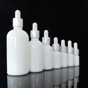 Luxury 10ml 15ml 20ml 30ml 2 oz 60 ml 100 ml Empty Essential Oil Opal White Porcelain Serum Glass <b>Dropper</b> <b>Bottle</b> With Pipette - Product Image 3