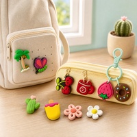 Lot de Breloques Adorables Animaux pour Chaussures, Décorations Amovibles en PVC pour Sabots avec Fleurs, Personnalisables pour Vacances d'Été à la Plage, Vente en Gros