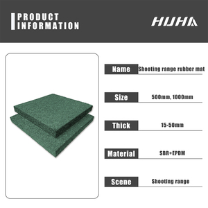 <span class=keywords><strong>HUHA</strong></span> Fabricante Directo de Baldosas de Caucho Antirrebote para Campos de Tiro, 40 mm de Grosor - Product Image 5